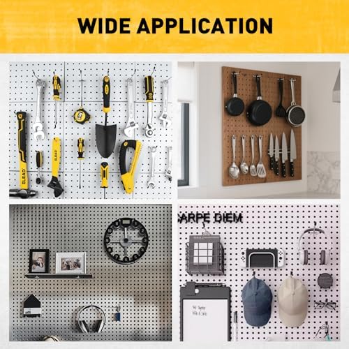 ELEAD 105-Piece 4 Inch Pegboard Hooks, Heavy Duty Peg Board Organizer - Image 7