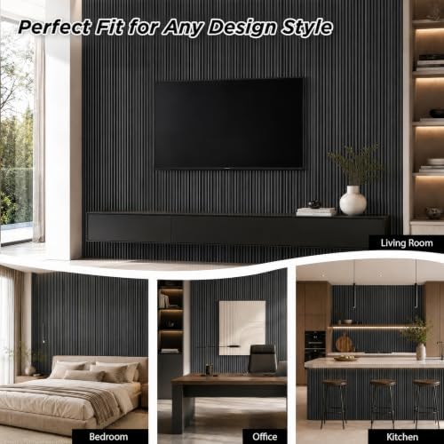SMARTSTANDARD Wood Fluted Acoustic Wall Panels - Image 3