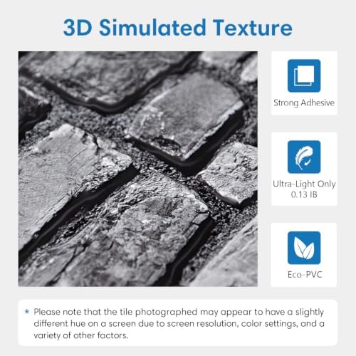 COMSTICKC 3D Faux Stone Wall Panels Peel and Stick - Image 3