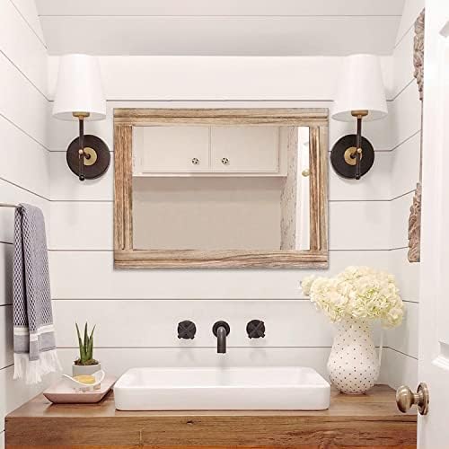 AAZZKANG Rustic Mirror for Wall - Image 6
