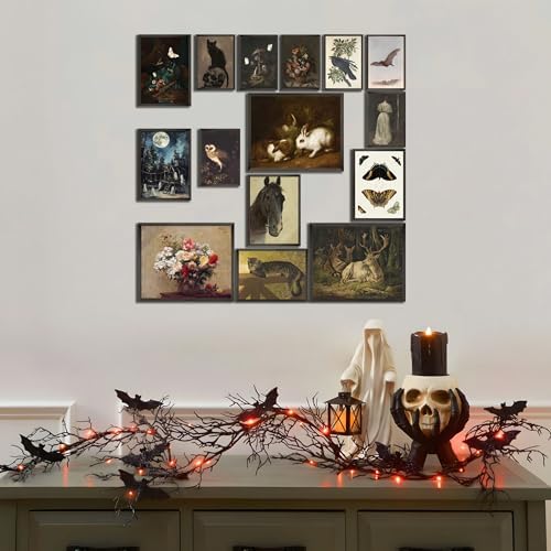 LANCHI95 15 Pcs Unframed Dark Academia Art - Image 3