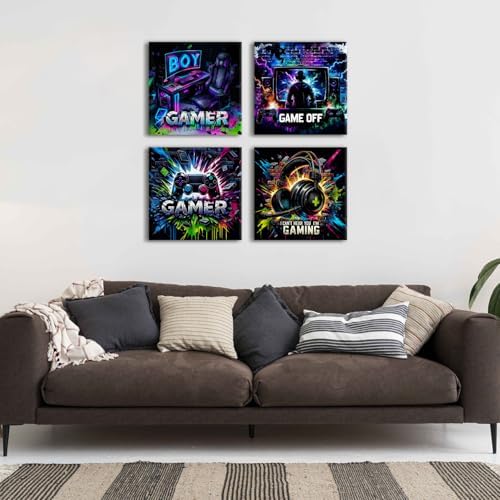 Video Game Wall Art Cool Gaming Room Decoration - Image 5