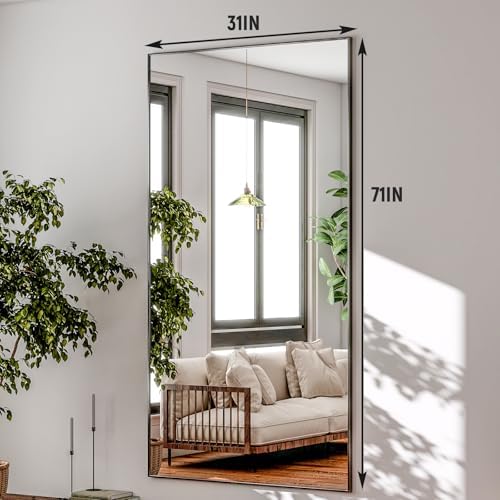 GLSLAND 71"x31" Full Length Mirror Large Floor Mirror - Image 6