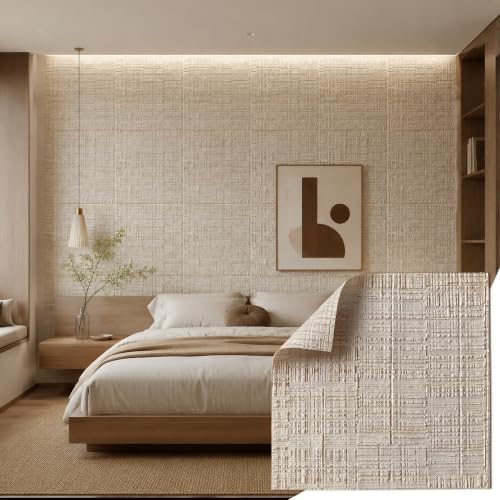 VooBang 8-Pack 3D Wall Panels, Quartz Sand Mixed Material, Bendable & Cut-Free by VooBang