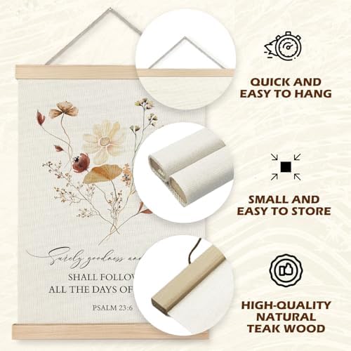 Supwhd Boho Floral Christian Wall Art - Image 5