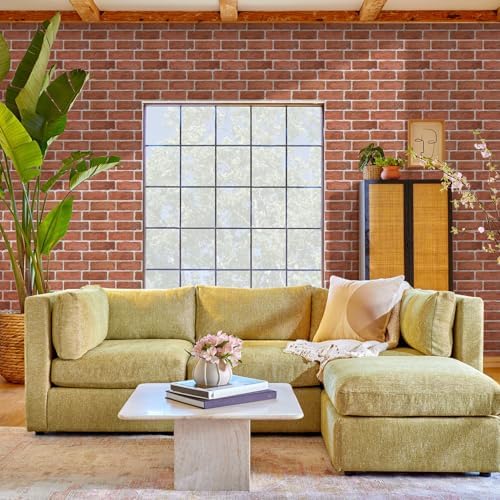 3D Peel and Stick Faux Brick Wall Panels 11.8" x 11.8" 10-Pack - Image 2