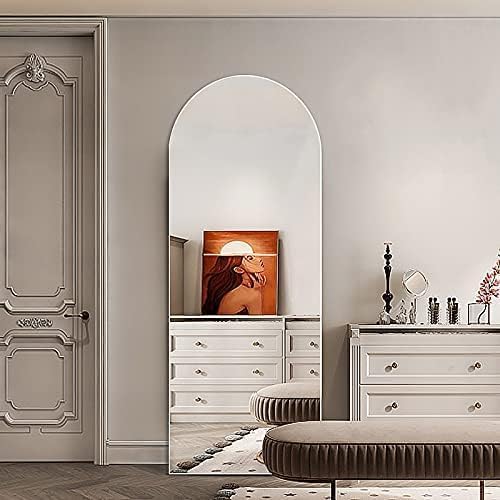 70''x26'' Full Length Mirror, Large Arched Floor Mirror - Image 7