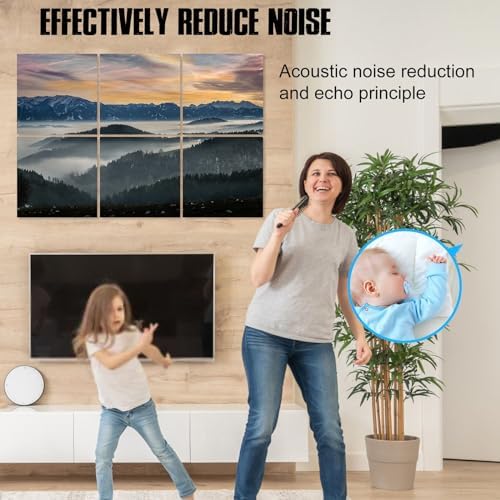 YPY Acoustic Panels, Soundproof Wall Panels, Sound Absorbing Wall Art - Image 2