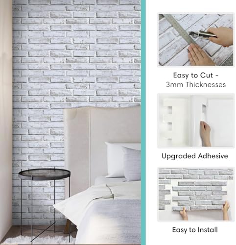 Commomy Faux Brick 3D Wall Panels - Image 4