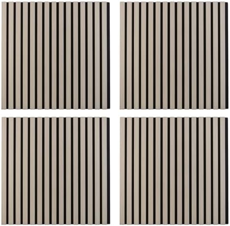 IZODEKOR Wood Acoustic Wall Panels 23.5"x23.5" by Izodekor3DWallPanels