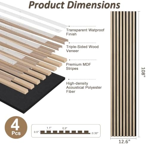 4-Pack Acoustic Wall Panels - Image 2
