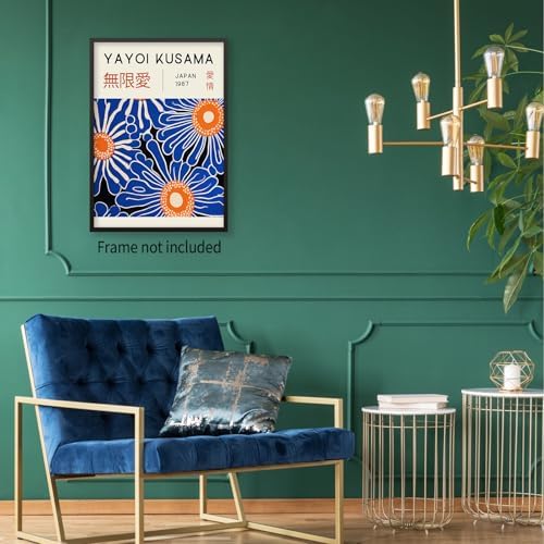 Yayoi Kusama Print Vintage Japanese Wall Art Abstract Yayoi Kusama Poster - Image 6