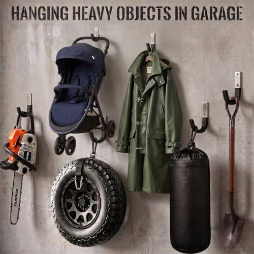 Heavy Duty Wall Hook Kit, Enhanced Garage Wall hooks, Tool Organizer - Image 7