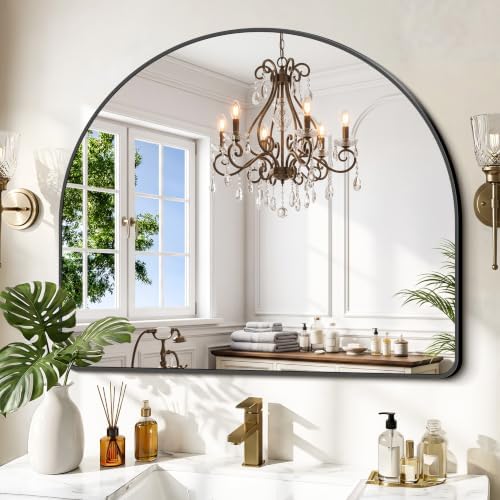GLASHOM Arched Bathroom Vanity Mirror - Image 4