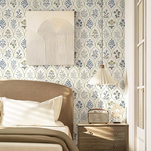 Dimoon 78.7"x17.3" Peel and Stick Wallpaper Contact Paper Floral Modern - Image 4
