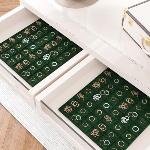 Green Mottled Velvet Liner Self Adhesive Velvet Flocked Contact Paper - Image 2