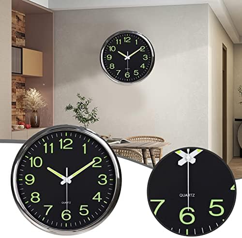 Wall Clock Large, Nonticking Decorative Classic Wall Clock Decorative, Battery - Image 7