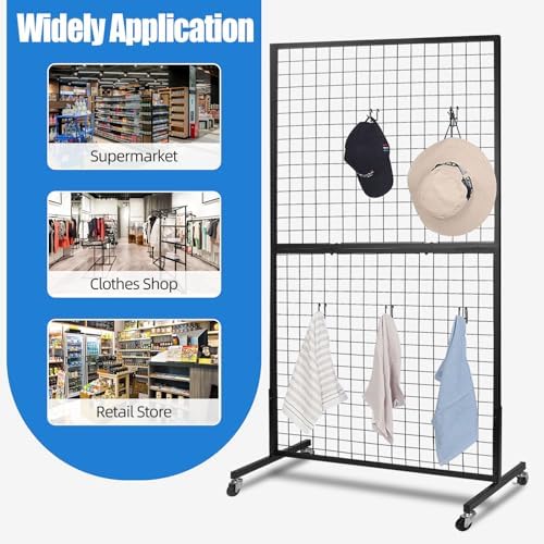 NectaCol Grid Wall Panels, 2 Packs 3'x 6' Grid wall Panels Stand - Image 6
