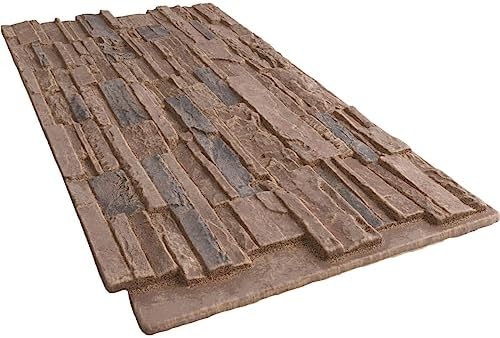 EverStone Cascade Faux Stone Panel, 48 5/8"W x 24 3/4"H x 1 1/4"D, Orchard - Image 6