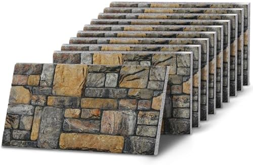 K&B Panels 3D Wall Panels, Stone Effect Styrofoam Wall Panelling Kit, by Unknown
