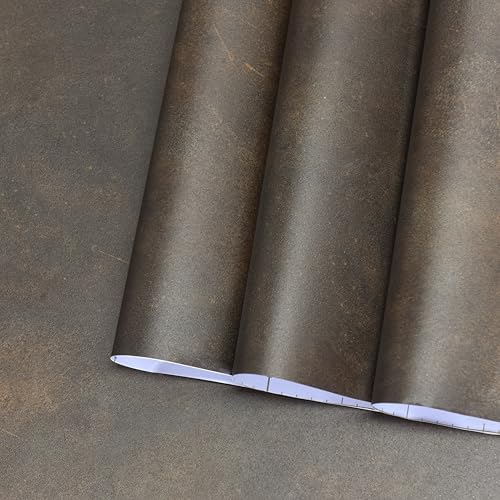 BAYYA Extra Wide Concrete Wallpaper Peel and Stick Wall Paper Modern Industrial - Image 2
