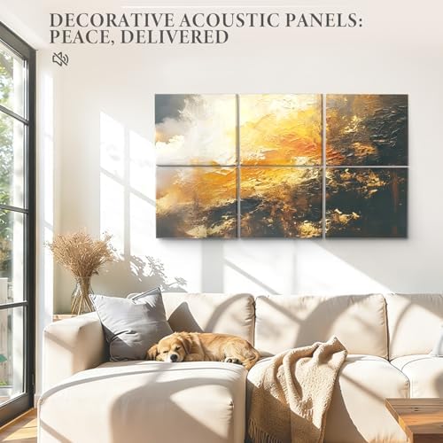 JBER Acoustical Wall Panels 47.2" x 27", Puddle of Light - Image 6