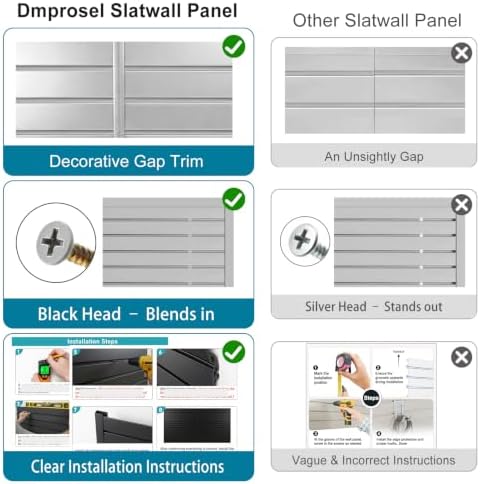 PVC Slat Wall Paneling 4x8 ft - Image 3