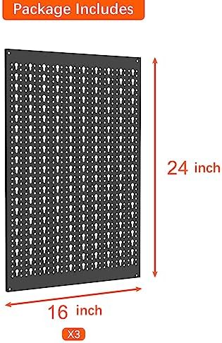 TORACK 3 PCS Metal Pegboard Panels - Image 3