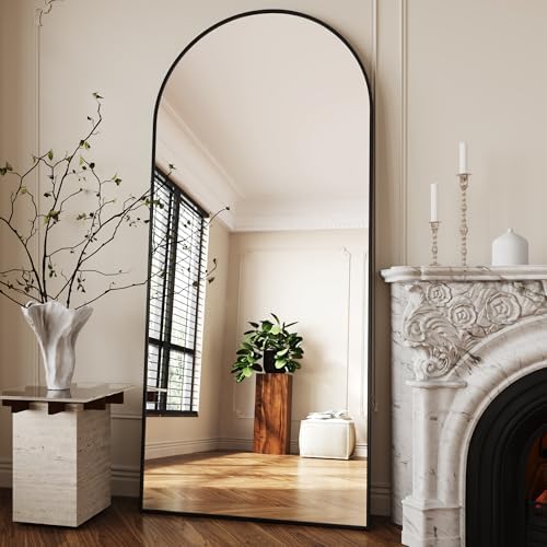 AUYHM 34"x76" Large Mirror Full Length, Nano Glass Oversized Floor Mirror by AUYHM