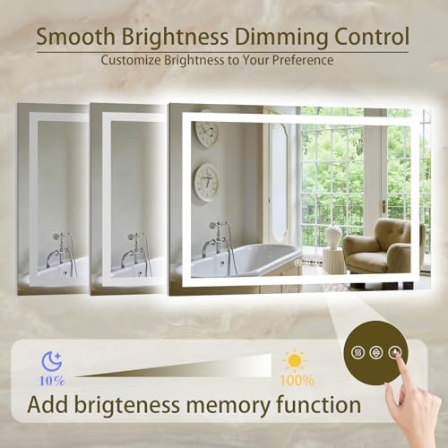 60"x40" LED Bathroom Mirror - Image 5