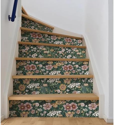 Orainege Peel and Stick Wallpaper Boho Vintage Floral Wallpaper - Image 7