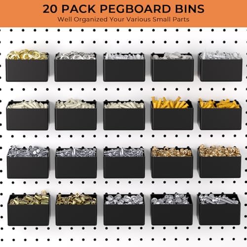 INCLY 320PCS Pegboard Accessories Organizer Kit - Image 6