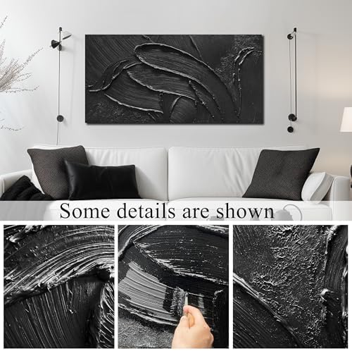 3D Textured Hand Painted Oil Paintings On Canvas Abstract Painting - Image 4