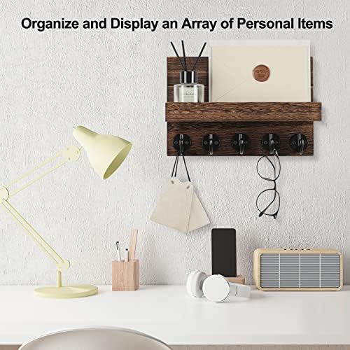 Lwenki Key Holder for Wall, Decorative Key and Mail Holder - Image 5