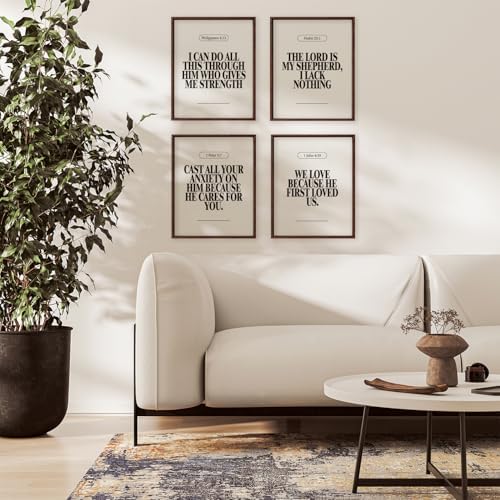 Locomiss Black and White Christian Minimalist Jesus Wall Art Decor Posters - Image 4