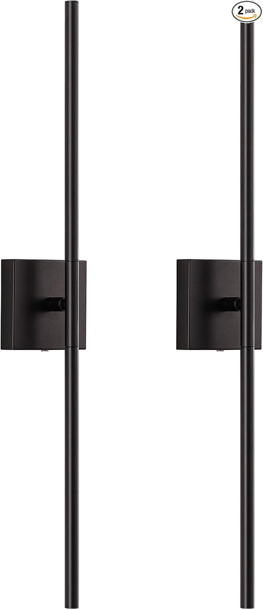 KDG Cordless Wall Sconces Set of 2, Wireless 5200mAh Rechargeable Battery by KDG
