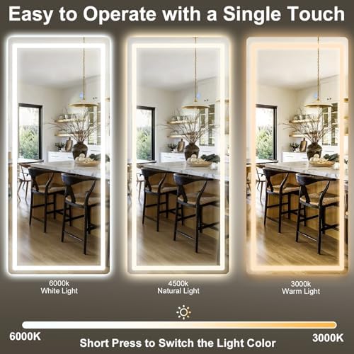 GLSLAND 34x76 inch Full Length Mirror - Image 5