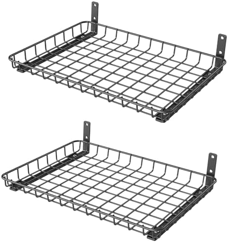 WALMANN Garage 12x18 inch Wall Shelf, Wall-Mounted Storage Shelves by WALMANN
