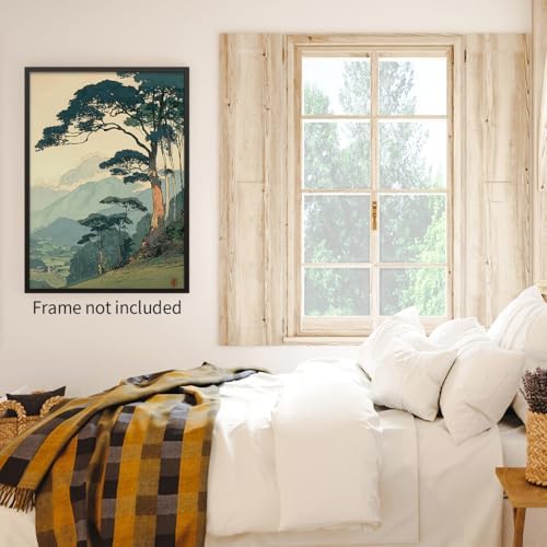 Japanese Forest Canvas Wall Art Asian Tranquil Mountain Landscape Posters - Image 7