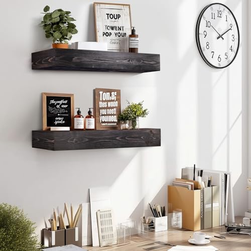Floating Shelves, 24 x 7 Inch Fireplace Mantel - Image 2