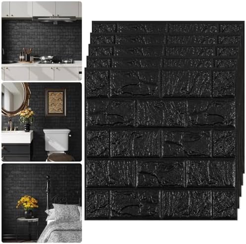 Faux Brick Wall Panels Peel and Stick Tile by Abyssaly