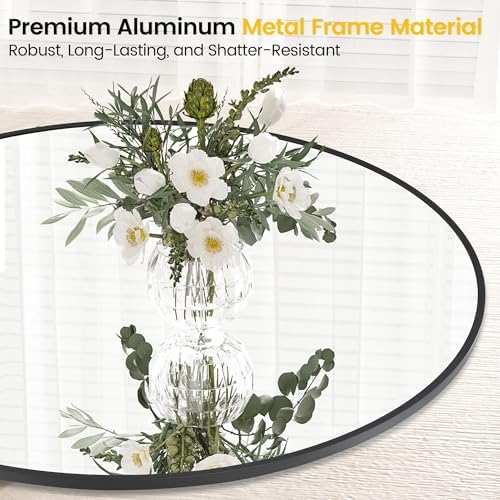 GarveeTech 18 Inch Round Bathroom Mirror - Image 5