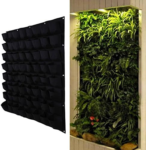 Ogrmar 64 Pockets Wall Planter Breathable Vertical Garden Planter Grow Bag - Image 3