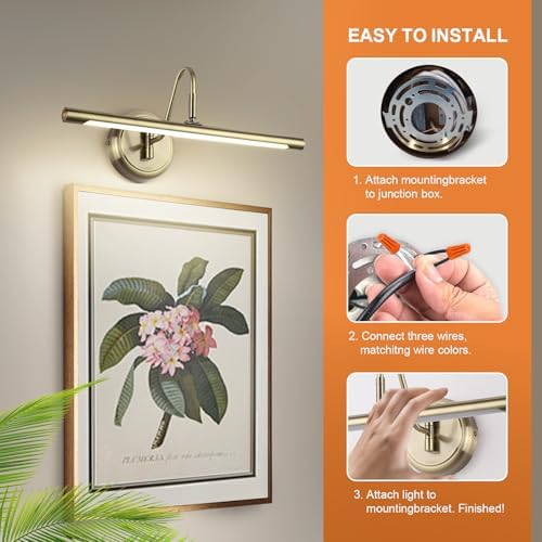 JOOSENLUX Modern LED Picture Lights Fixtures, Art Decor Metal Artwork Mini - Image 6