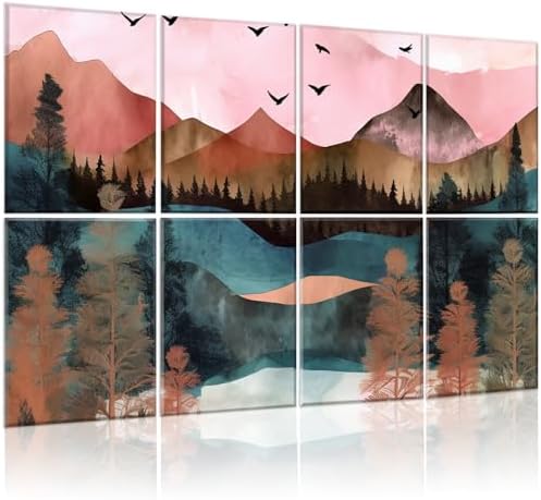 8 Pack Art Acoustic Panels Soundproof Wall Panels, Decorative Sound Absorbing by KIOSSUT