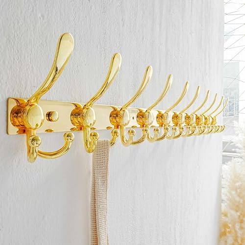 Dseap Coat Rack Wall Mount 37”, Heavy Duty 12-Gauge Base vs Flimsy 1mm - Image 5