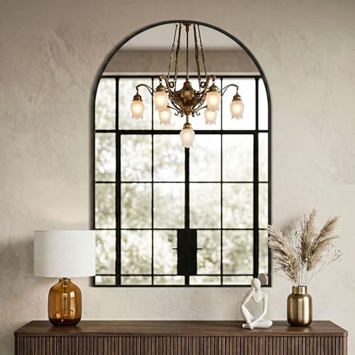 AMOISE Arched Bathroom Mirror for wall - Image 7