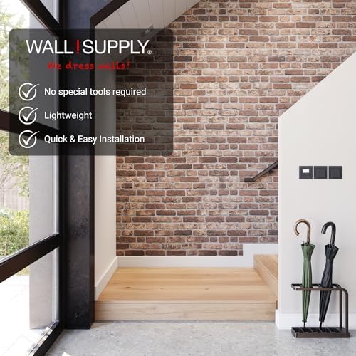 Wall!Supply 3D Wall Panels – Faux Brick, Bedroom & Office – Easy DIY - Image 2