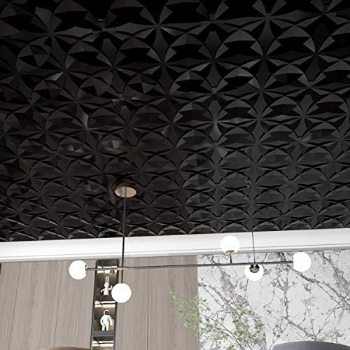 Art3d Floral Decorative PVC Ceiling Tiles, 24 x 24 in - Image 3