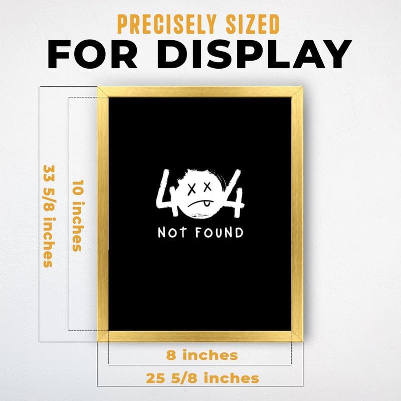 InkFlow Posters Not Found Canvas Poster - Image 3